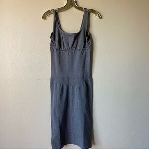 Shapewear dress size m/l grey tummy cinching shapellx nwt figure control